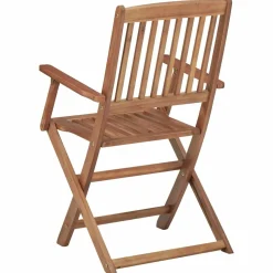 MAISON EXCLUSIVE - Chaises pliables d'extérieur lot de 2 bois d'acacia solide