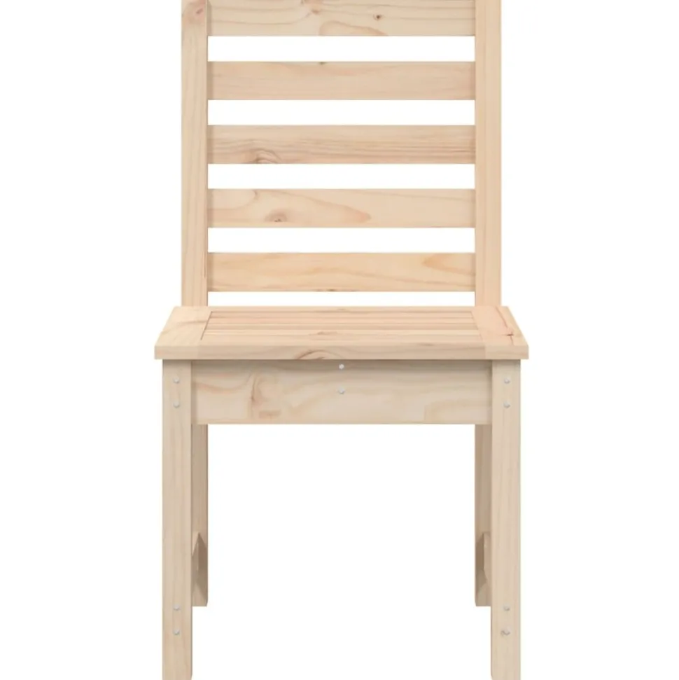 MAISON EXCLUSIVE - Chaises de jardin lot de 2 50x48x91,5 cm bois massif de pin