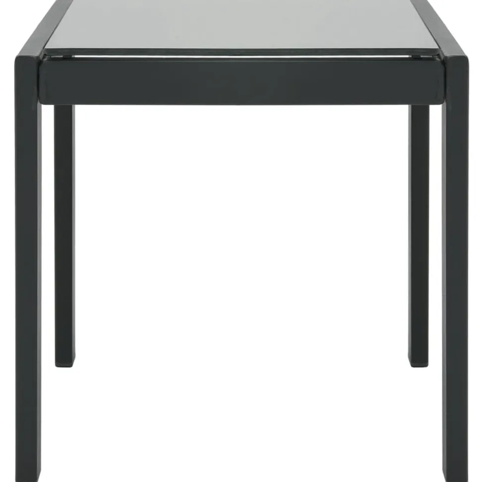 MAISON EXCLUSIVE - Chaises longues lot de 2 avec table textilène et acier
