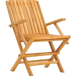 MAISON EXCLUSIVE - Chaises de jardin pliantes lot de 4 61x67x90cm bois massif teck