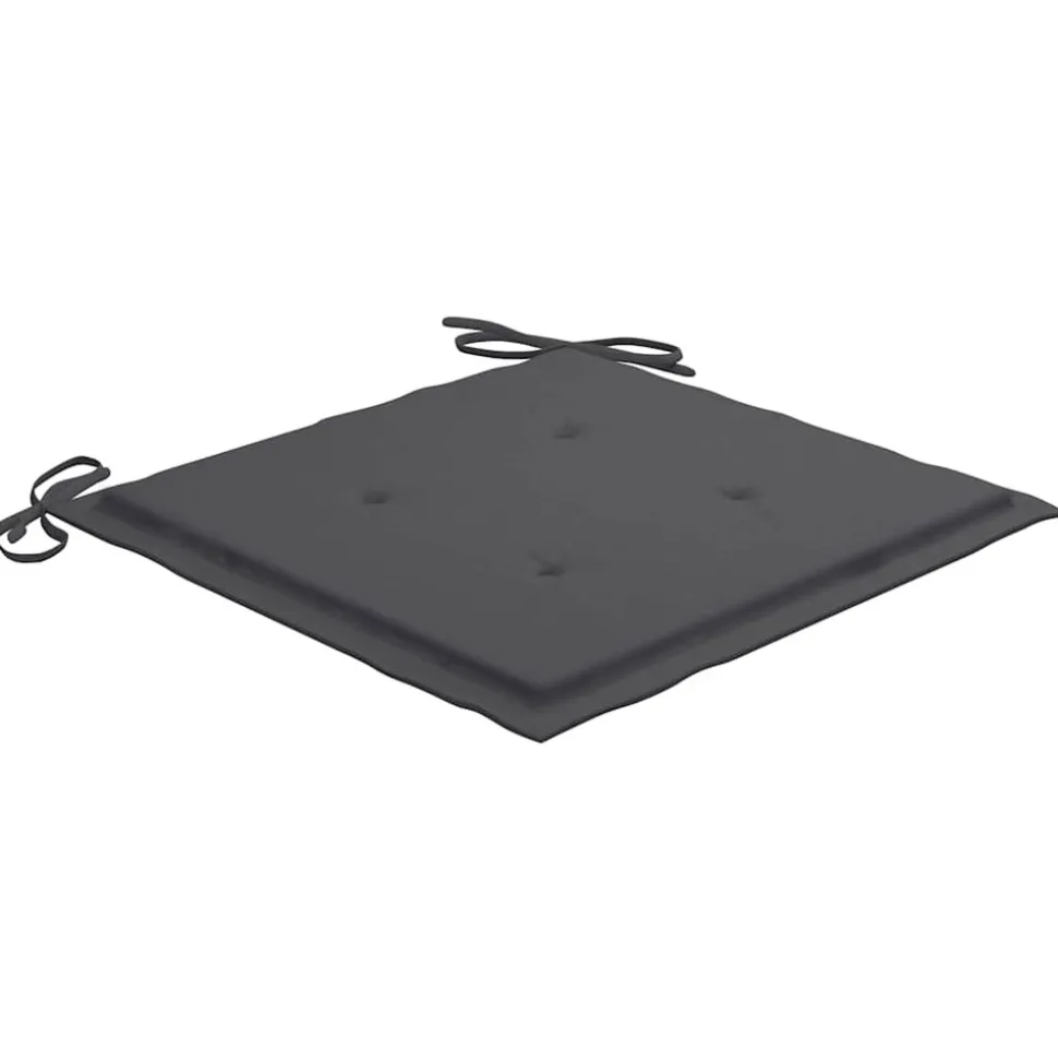 MAISON EXCLUSIVE - Chaises de jardin empilables avec coussins lot de 8 teck solide