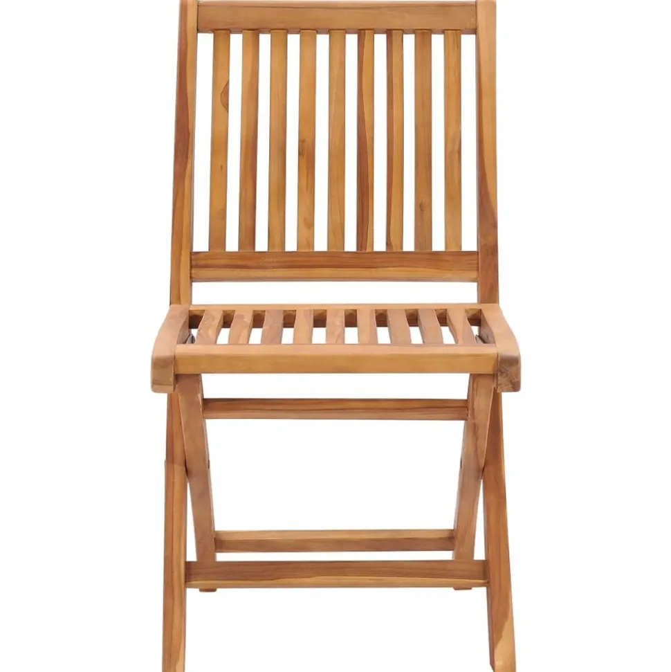 MAISON EXCLUSIVE - Chaises pliables de jardin lot de 4 bois de teck solide