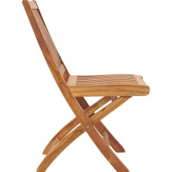 MAISON EXCLUSIVE - Chaises pliables de jardin lot de 4 bois de teck solide