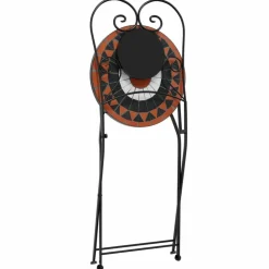 MAISON EXCLUSIVE - Chaises de bistro pliables lot de 2 terre cuite blanc céramique