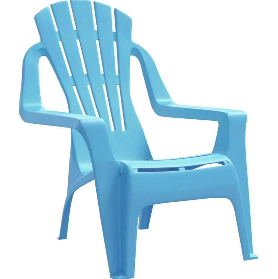 MAISON EXCLUSIVE - Chaises de jardin pour enfants lot de 2 bleu 37x34x44 cm pp