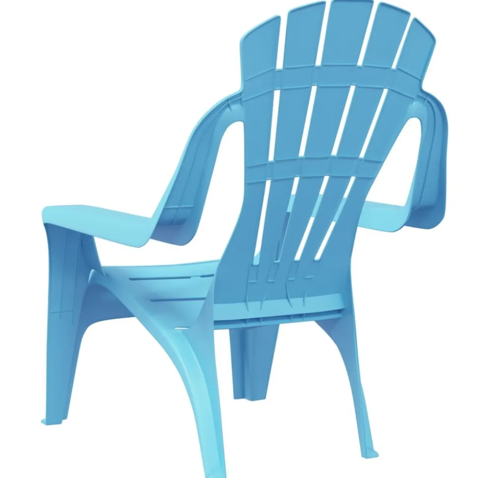MAISON EXCLUSIVE - Chaises de jardin pour enfants lot de 2 bleu 37x34x44 cm pp