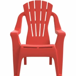 MAISON EXCLUSIVE - Chaises de jardin pour enfants lot de 2 rouge 37x34x44 cm pp
