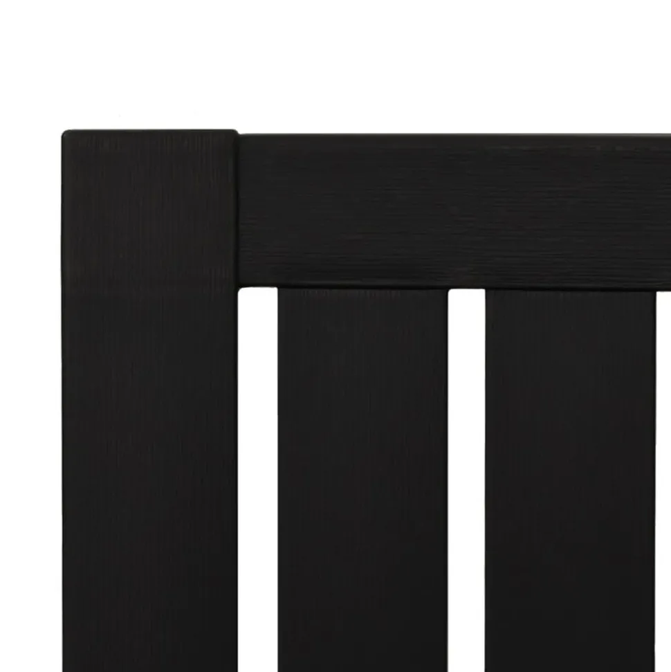 MAISON EXCLUSIVE - Chaises de jardin adirondack lot de 2 noir polypropylène