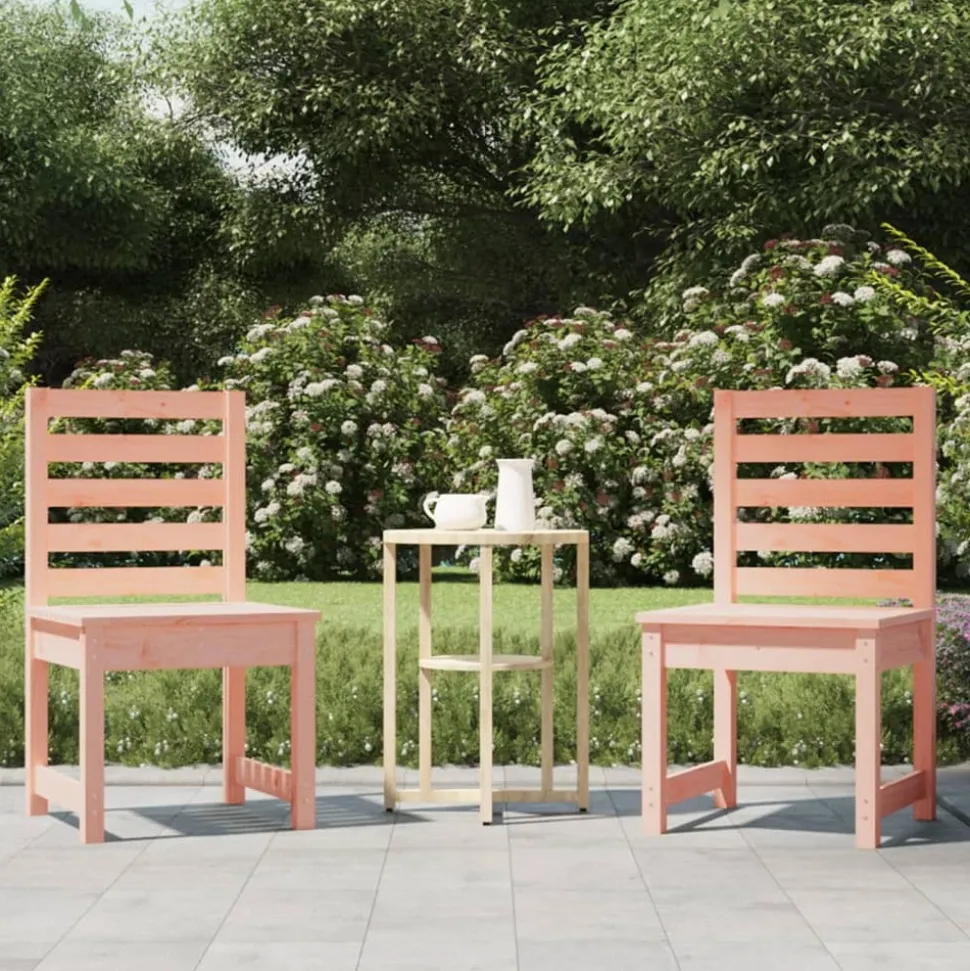 MAISON EXCLUSIVE - Chaises de jardin lot de 2 50x48x91,5 cm bois massif de douglas