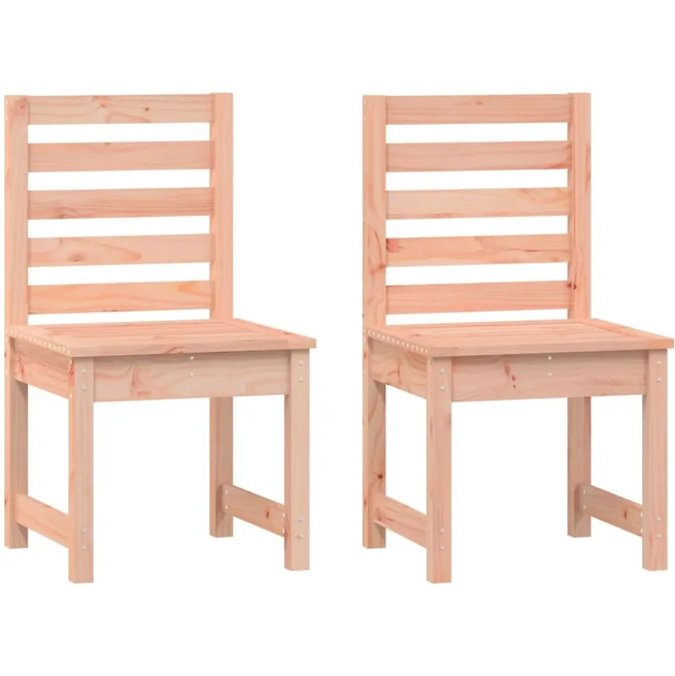 MAISON EXCLUSIVE - Chaises de jardin lot de 2 50x48x91,5 cm bois massif de douglas