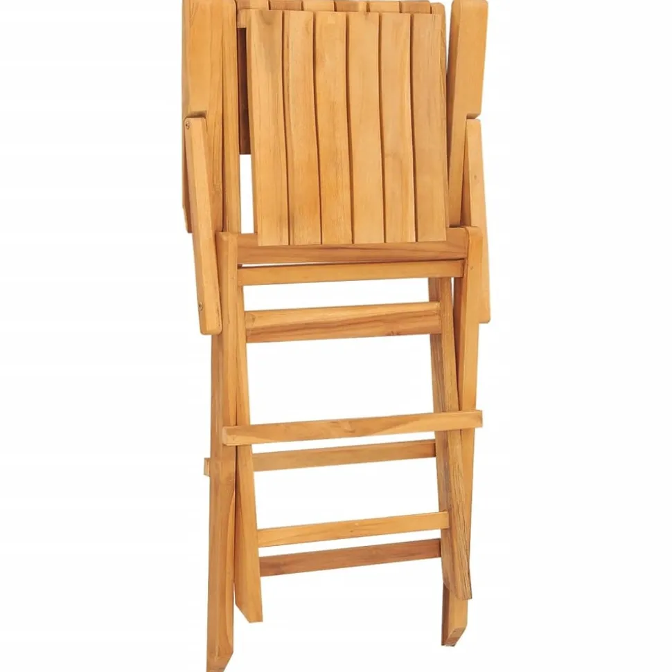 MAISON EXCLUSIVE - Chaises de jardin pliantes lot de 2 55x61x90cm bois massif teck