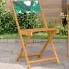 MAISON EXCLUSIVE - Chaises de bistrot lot de 2 motif de feuilles acacia et tissu