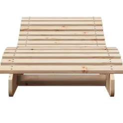 MAISON EXCLUSIVE - Chaises longues lot de 2 205x60x31,5cm bois massif de pin