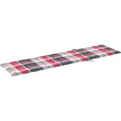 MAISON EXCLUSIVE - Chaises longues lot de 2 avec table et coussin bois teck solide