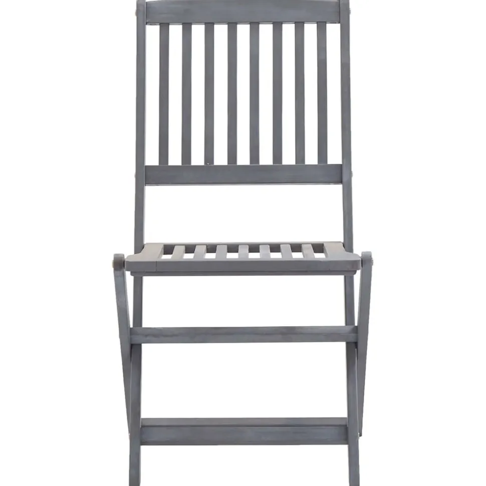 MAISON EXCLUSIVE - Chaises pliables d'extérieur lot de 2 et coussins bois d'acacia