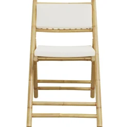 MAISON EXCLUSIVE - Chaises de bistro pliantes lot de 6 et coussins blanc crème
