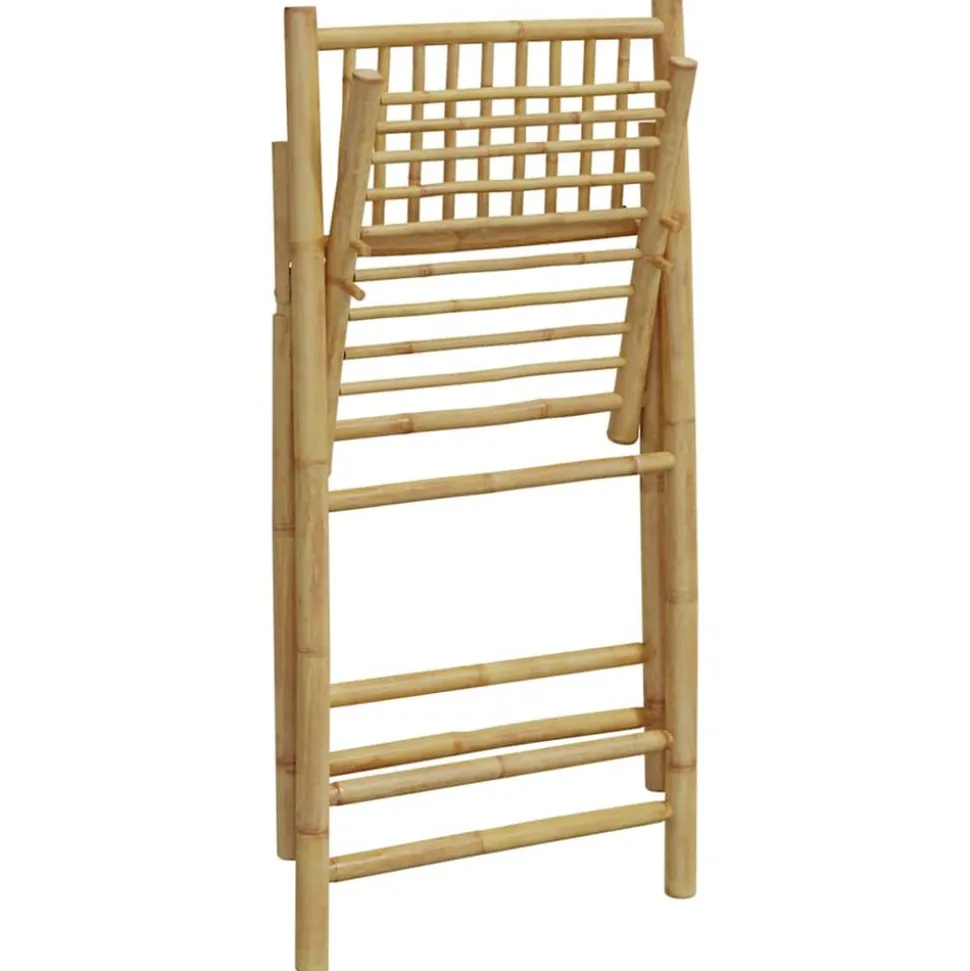 MAISON EXCLUSIVE - Chaises de bistro pliantes lot de 6 et coussins blanc crème