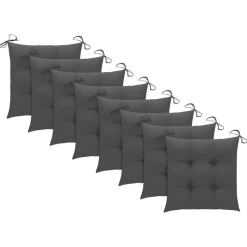 MAISON EXCLUSIVE - Chaises pliables d'extérieur et coussins lot de 8 bois d'acacia