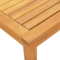 MAISON EXCLUSIVE - Chaises longues lot de 2 table taupe bois d'acacia et textilène