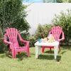 MAISON EXCLUSIVE - Chaises de jardin pour enfants lot de 2 rose 37x34x44 cm pp