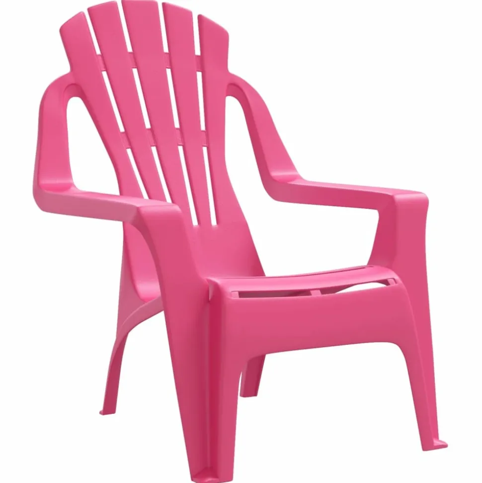 MAISON EXCLUSIVE - Chaises de jardin pour enfants lot de 2 rose 37x34x44 cm pp