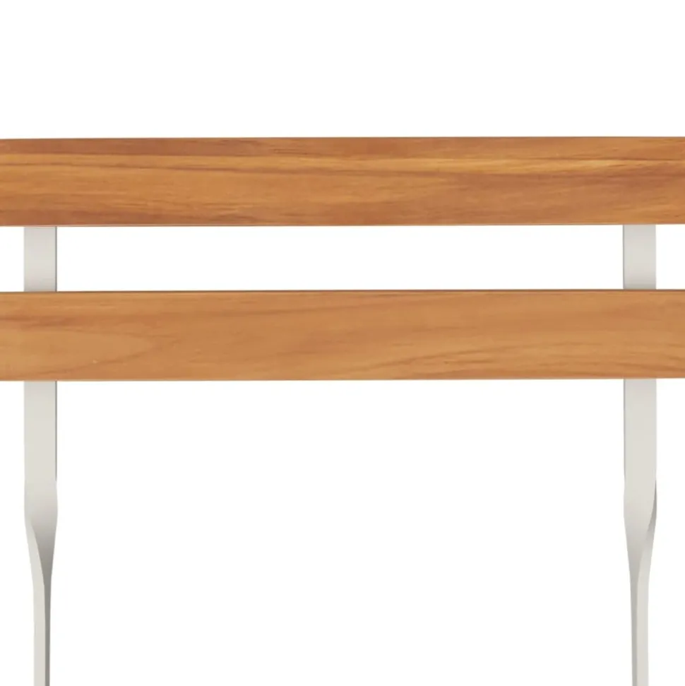 MAISON EXCLUSIVE - Chaises de bistrot pliantes lot de 6 bois d'acacia solide acier