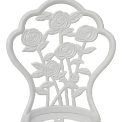MAISON EXCLUSIVE - Chaises de bistro lot de 2 aluminium coulé blanc