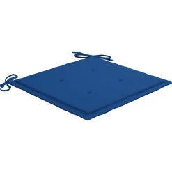MAISON EXCLUSIVE - Chaises pliables de jardin avec coussins lot de 4 teck solide