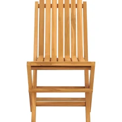 MAISON EXCLUSIVE - Chaises de jardin pliantes lot de 2 47x47x89cm bois massif teck