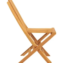 MAISON EXCLUSIVE - Chaises de jardin pliantes lot de 2 47x47x89cm bois massif teck