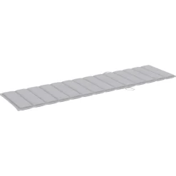 MAISON EXCLUSIVE - Chaises longues lot de 2 avec table et coussin bois teck solide