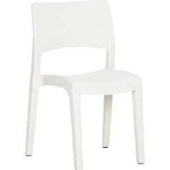 MAISON EXCLUSIVE - Chaises de jardin lot de 2 blanc polypropylène
