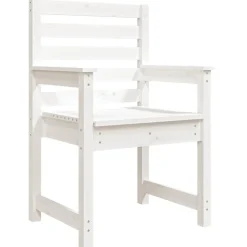 MAISON EXCLUSIVE - Chaises de jardin lot de 2 blanc 60x48x91 cm bois massif de pin