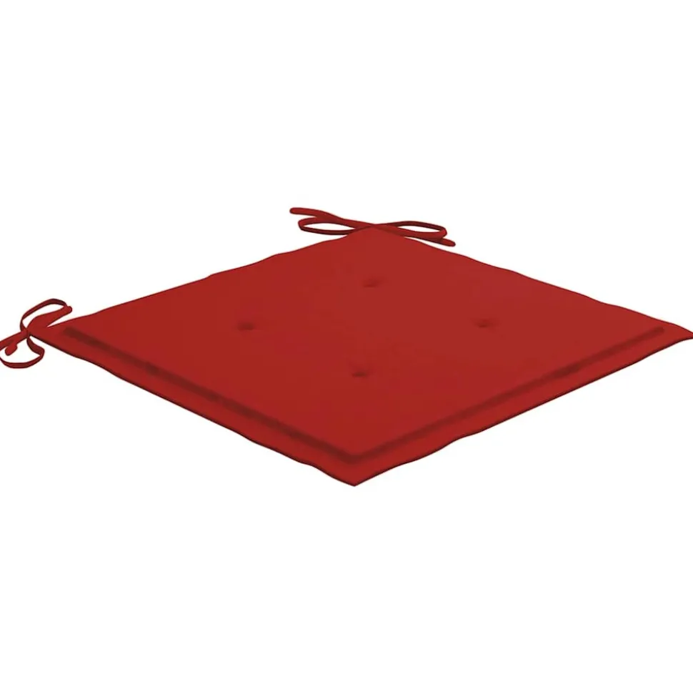 MAISON EXCLUSIVE - Chaises de jardin empilables avec coussins lot de 4 teck solide