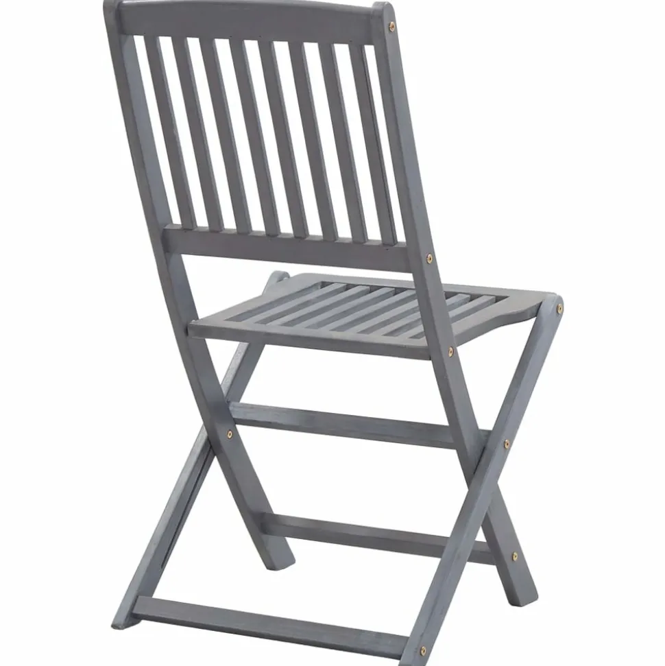 MAISON EXCLUSIVE - Chaises pliables d'extérieur lot de 6 et coussins bois d'acacia