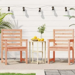 MAISON EXCLUSIVE - Chaises de jardin lot de 2 60x48x91 cm bois massif de douglas