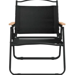 MAISON EXCLUSIVE - Chaises de camping lot de 2 noir 54x43x59 cm tissu oxford