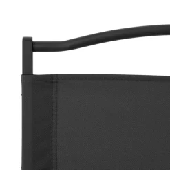 MAISON EXCLUSIVE - Chaises de camping lot de 2 noir 54x43x59 cm tissu oxford