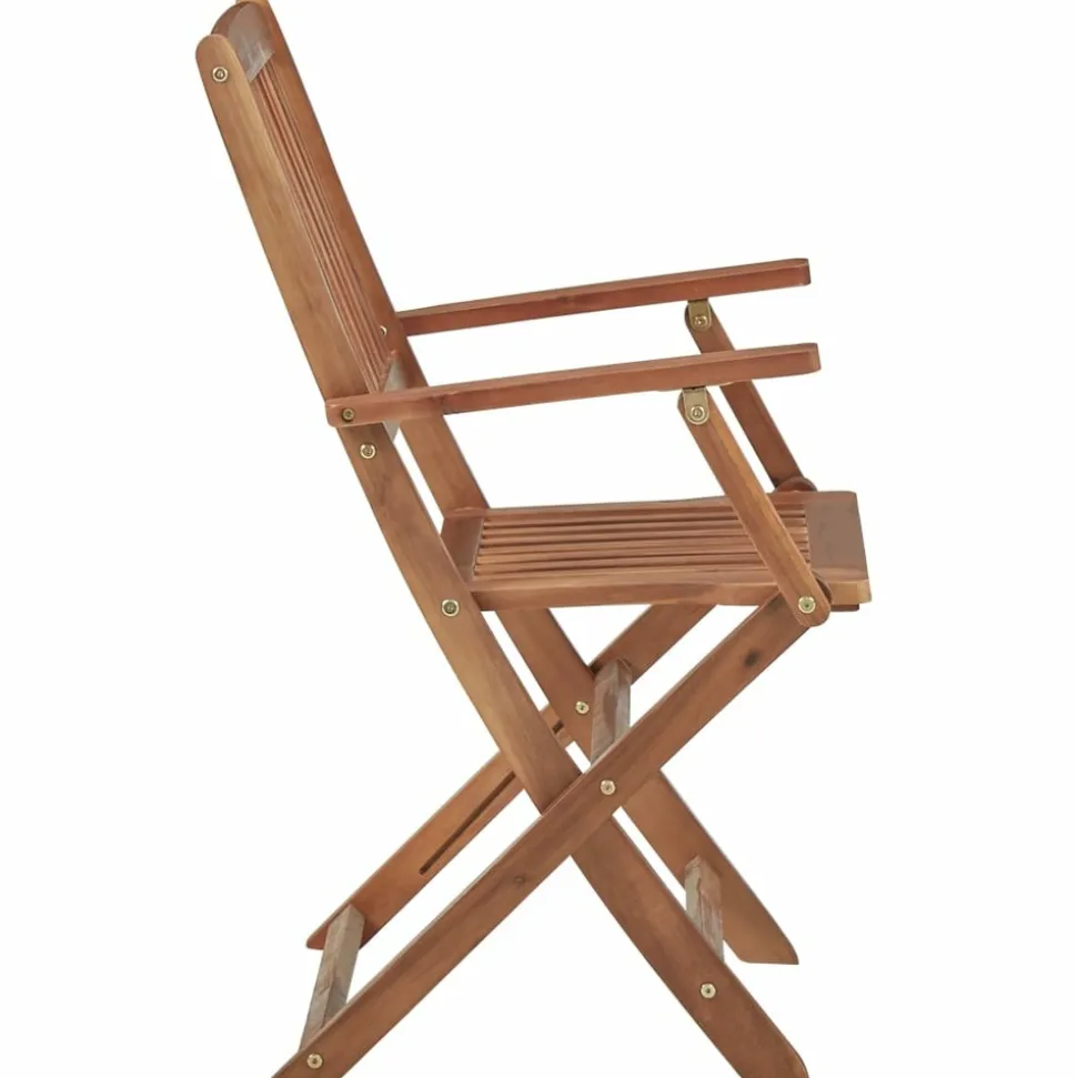 MAISON EXCLUSIVE - Chaises pliables d'extérieur lot de 6 bois d'acacia solide