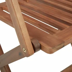 MAISON EXCLUSIVE - Chaises pliables d'extérieur lot de 6 bois d'acacia solide