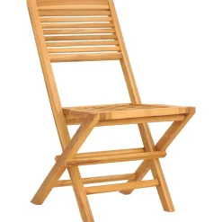 MAISON EXCLUSIVE - Chaises de jardin pliantes lot de 4 47x62x90cm bois massif teck