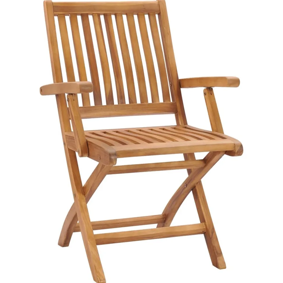 MAISON EXCLUSIVE - Chaises de jardin lot de 2 et coussins bleu bois de teck massif