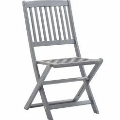 MAISON EXCLUSIVE - Chaises pliables d'extérieur lot de 8 bois d'acacia solide