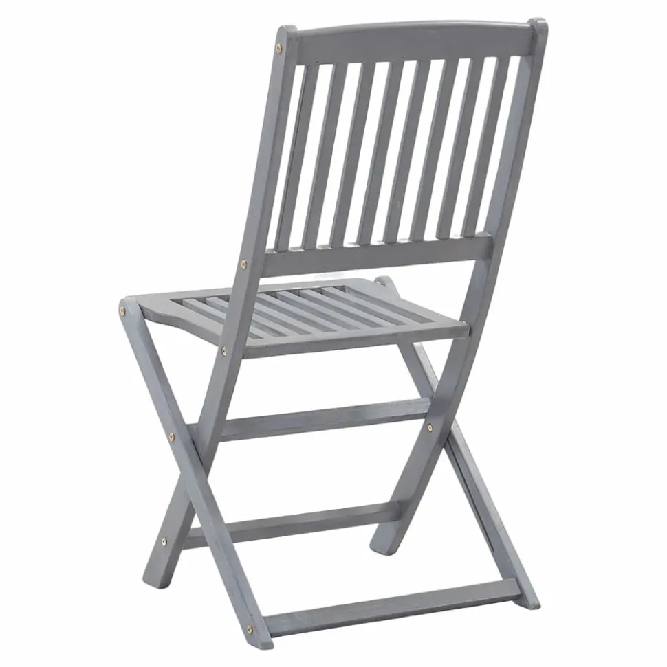MAISON EXCLUSIVE - Chaises pliables d'extérieur lot de 8 bois d'acacia solide