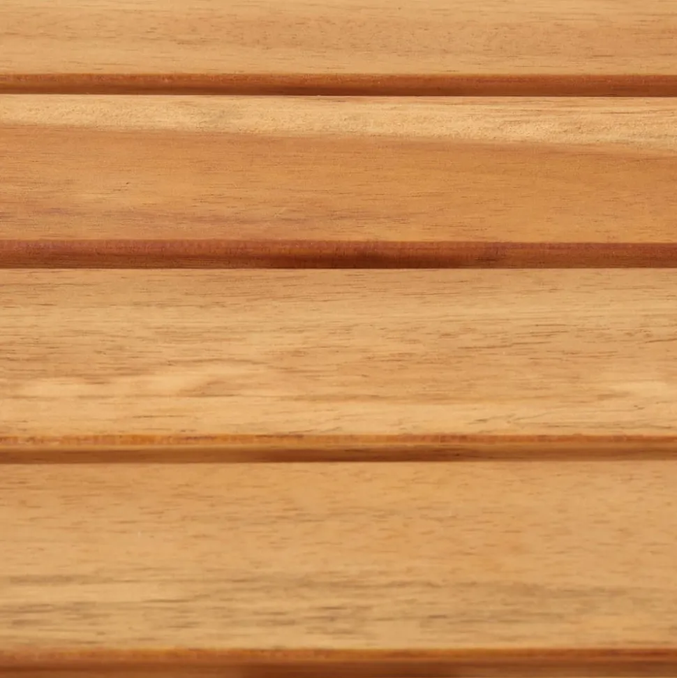 MAISON EXCLUSIVE - Chaises de bar lot de 4 bois d'acacia solide/acier inoxydable