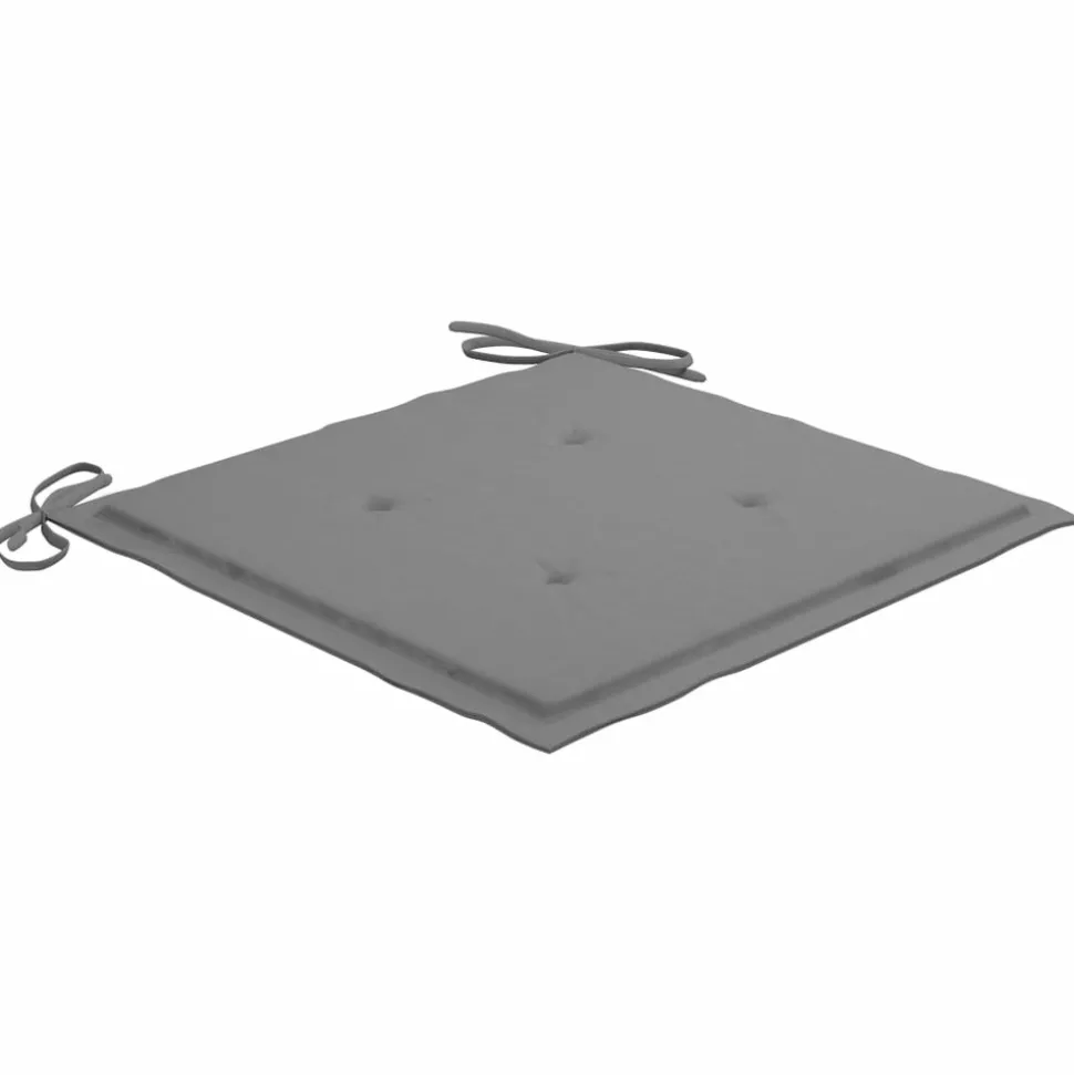 MAISON EXCLUSIVE - Chaises de jardin empilables avec coussins lot de 6 teck solide