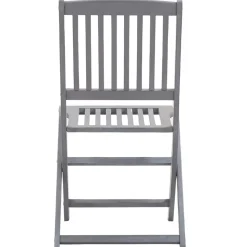 MAISON EXCLUSIVE - Chaises pliables d'extérieur lot de 4 bois d'acacia solide