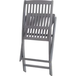 MAISON EXCLUSIVE - Chaises pliables d'extérieur lot de 4 bois d'acacia solide