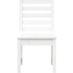 MAISON EXCLUSIVE - Chaises de jardin lot de 2 blanc 50x48x91,5 cm bois massif pin