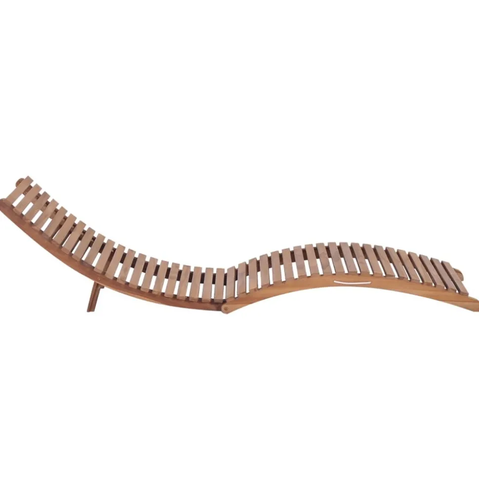 MAISON EXCLUSIVE - Chaises longues pliables lot de 2 bois de teck solide